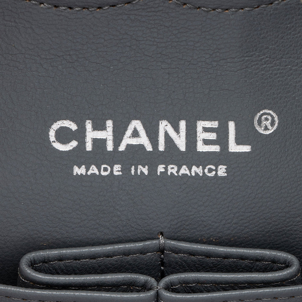 Chanel Patent Leather Classic Medium Double Flap Bag (SHF-yY0DZr)