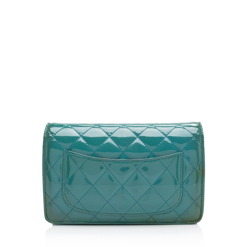 Chanel Patent Leather Classic Wallet on Chain Bag (SHF-znDTuZ)