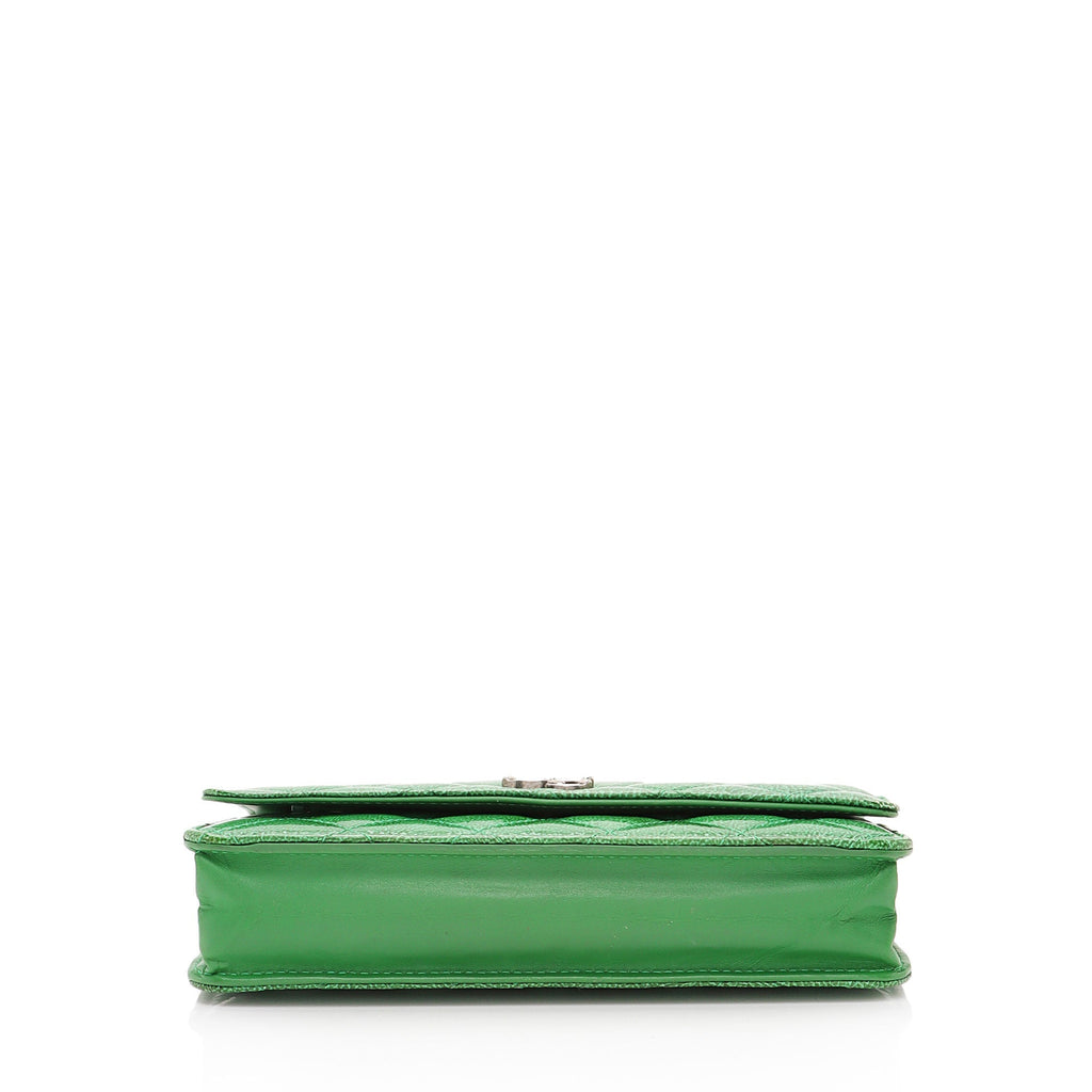 Chanel Patent Leather Classic Wallet on Chain Bag (SHF-p54zjG)
