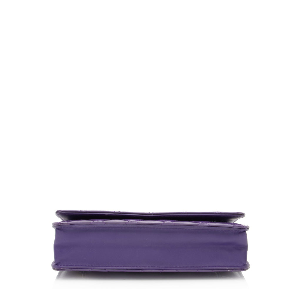 Chanel Patent Leather Classic Wallet on Chain Bag (SHF-0qaVpG)