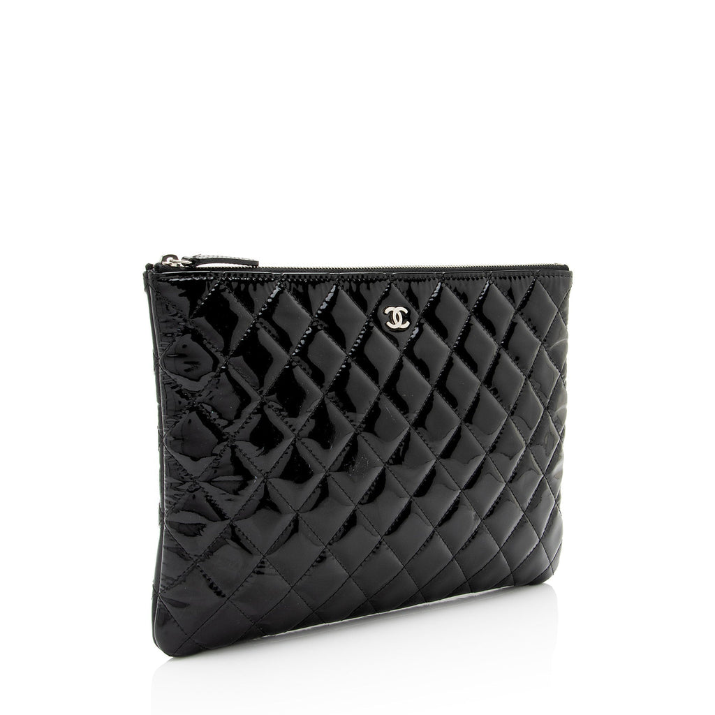 Chanel Patent Leather Medium O-Case (SHF-aLyKNf)