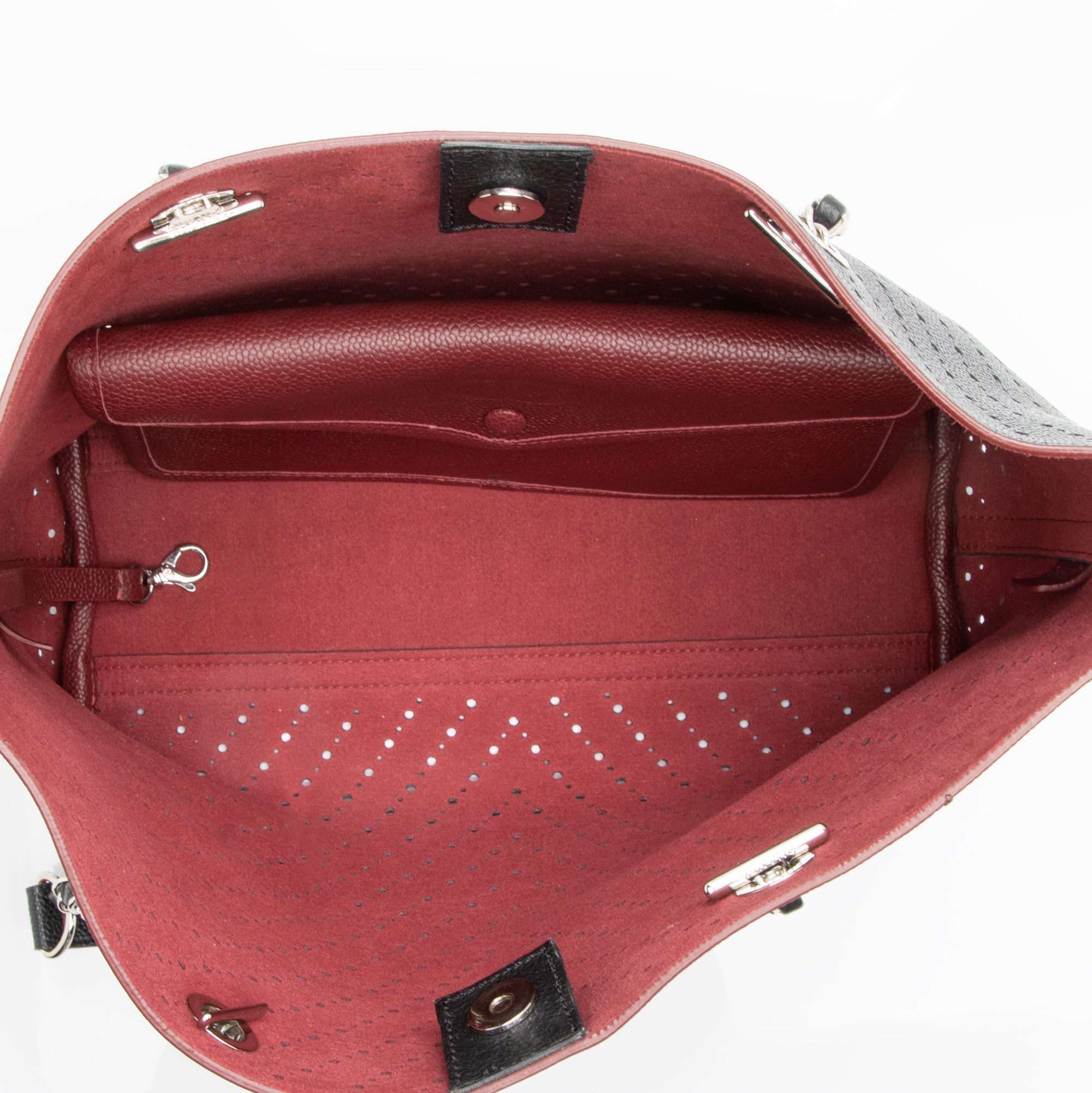Chanel Perforated Caviar Leather CC Shopping Tote (SHF-23460)