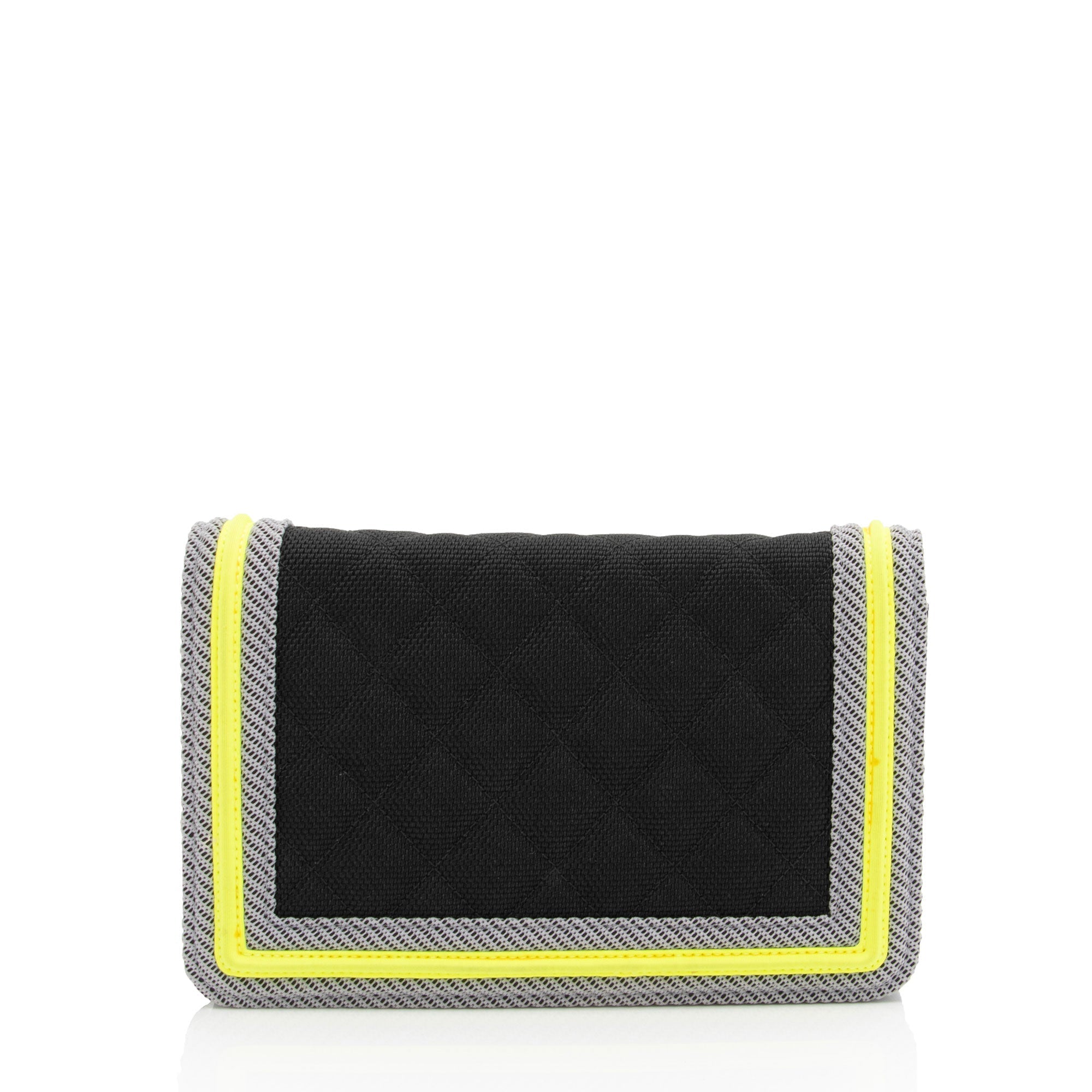 Chanel Quilted Canvas Fluo Boy Wallet on Chain Bag (SHF-jXYUuG)