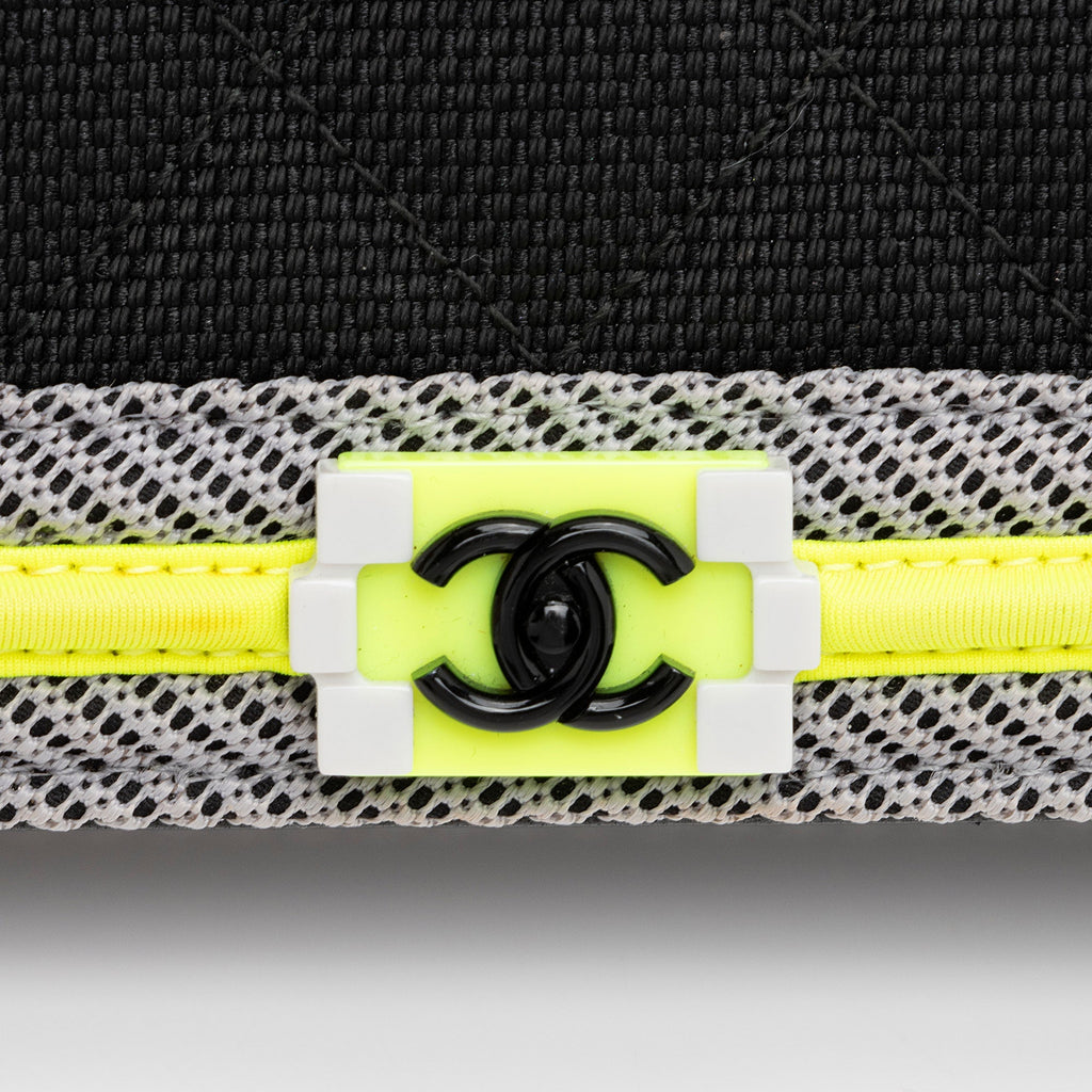 Chanel Quilted Canvas Fluo Boy Wallet on Chain Bag (SHF-jXYUuG)