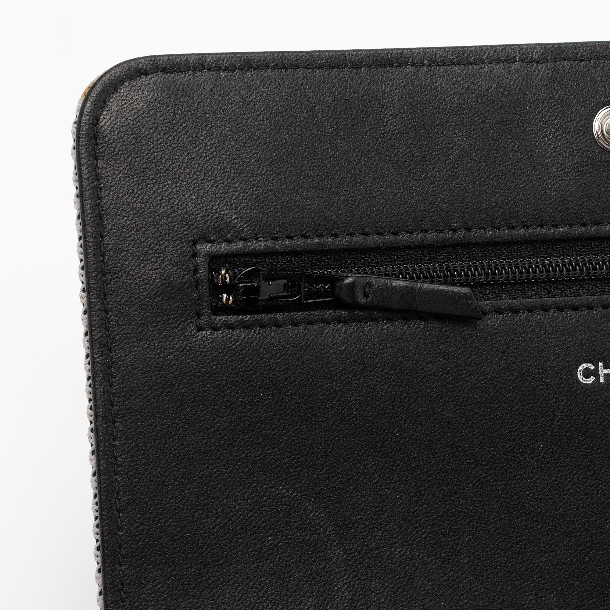 Chanel Quilted Canvas Fluo Boy Wallet on Chain Bag (SHF-jXYUuG)