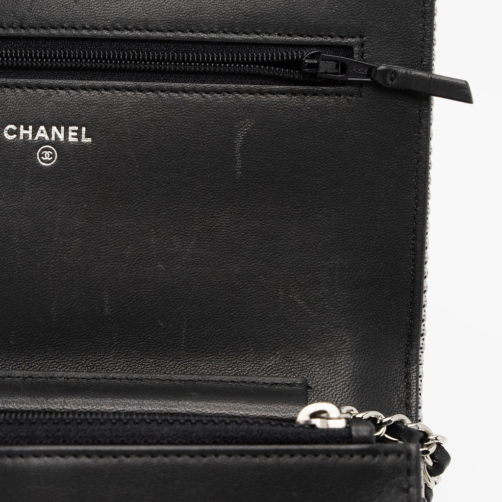 Chanel Quilted Canvas Fluo Boy Wallet on Chain Bag (SHF-jXYUuG)