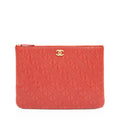 Chanel Quilted Caviar Leather Medium O-Case (SHF-AsHaeD)