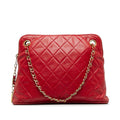 Chanel Quilted Lambskin Shoulder Bag (SHG-Qw6dWQ)