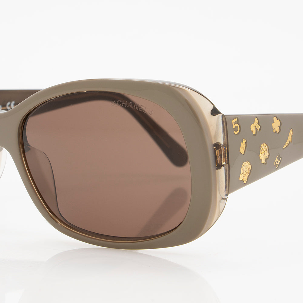 Chanel Rectangular Charm Sunglasses (SHF-17737)