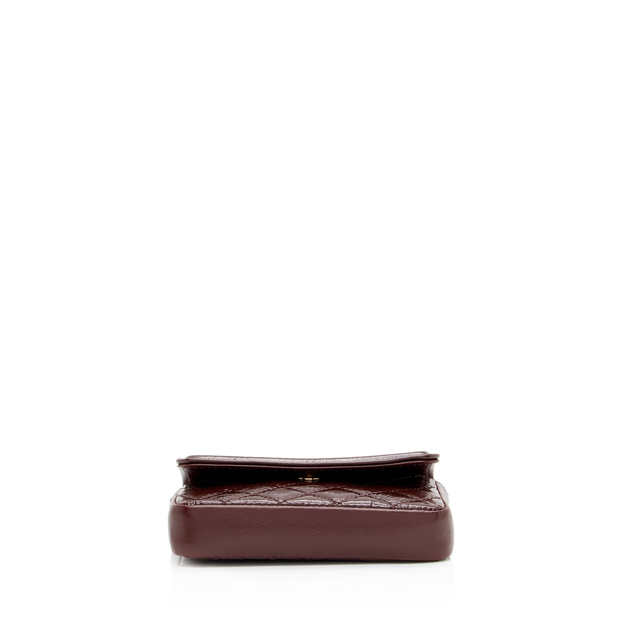 Chanel Shiny Aged Calfskin Flap Belt Bag (SHF-lqkDBp)