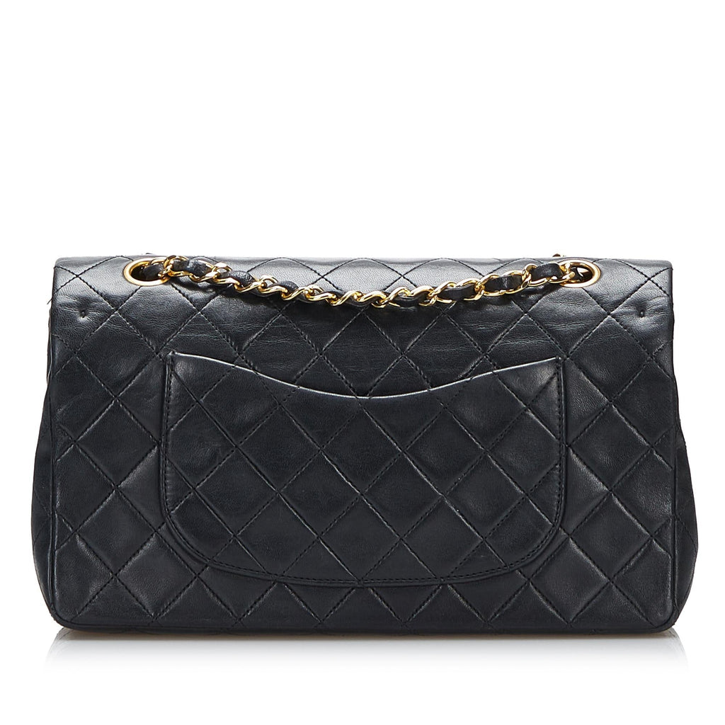 Chanel Small Classic Lambskin Double Flap (SHG-3QYLwV)