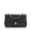 Chanel Small Classic Lambskin Double Flap (SHG-6NqfQJ)
