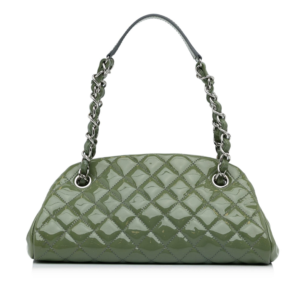 Chanel Small Patent Just Mademoiselle Shoulder Bag (SHG-QHjgzH)