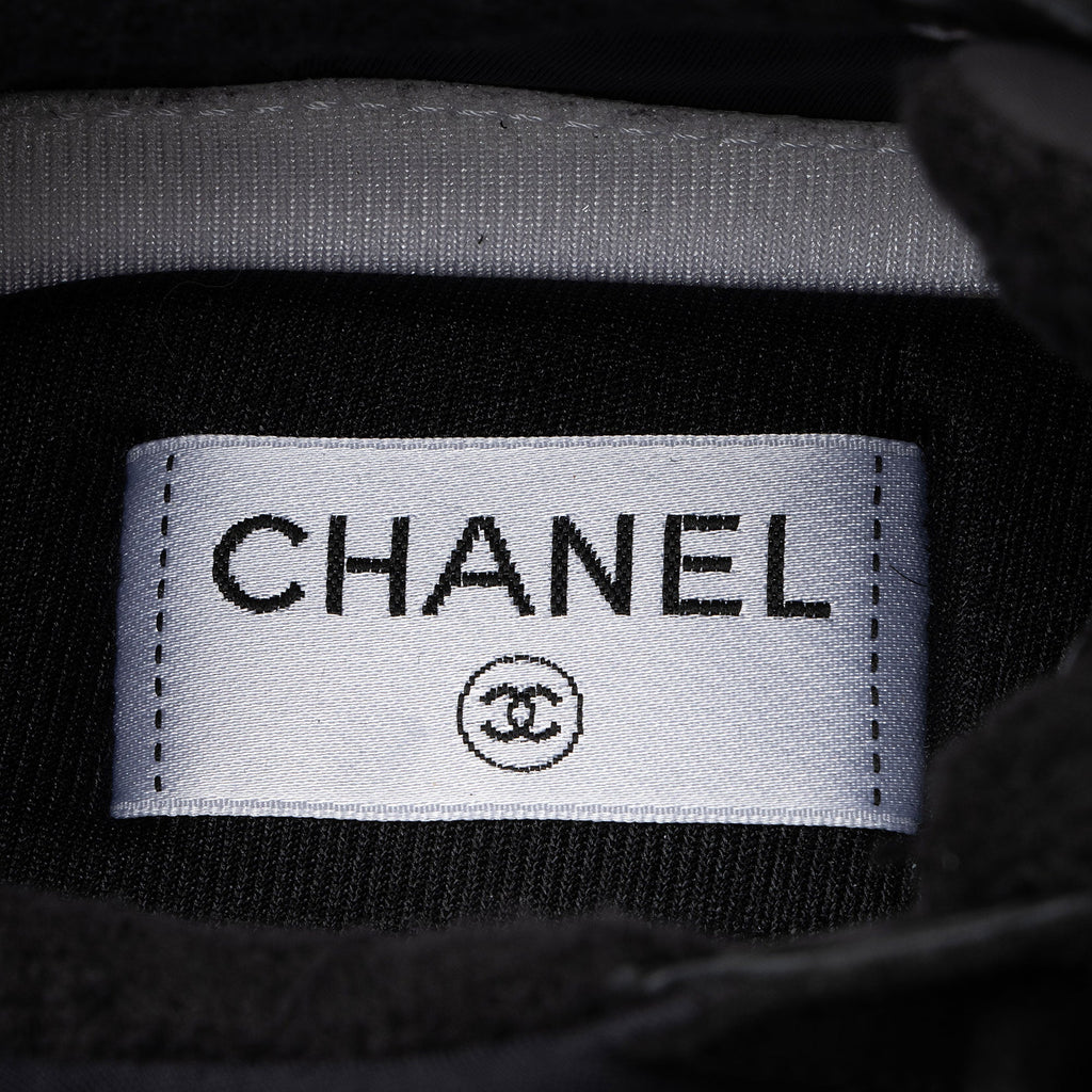 Chanel Suede Calfskin CC Sneakers - Size 7.5 / 37.5 (SHF-PJYB9I)