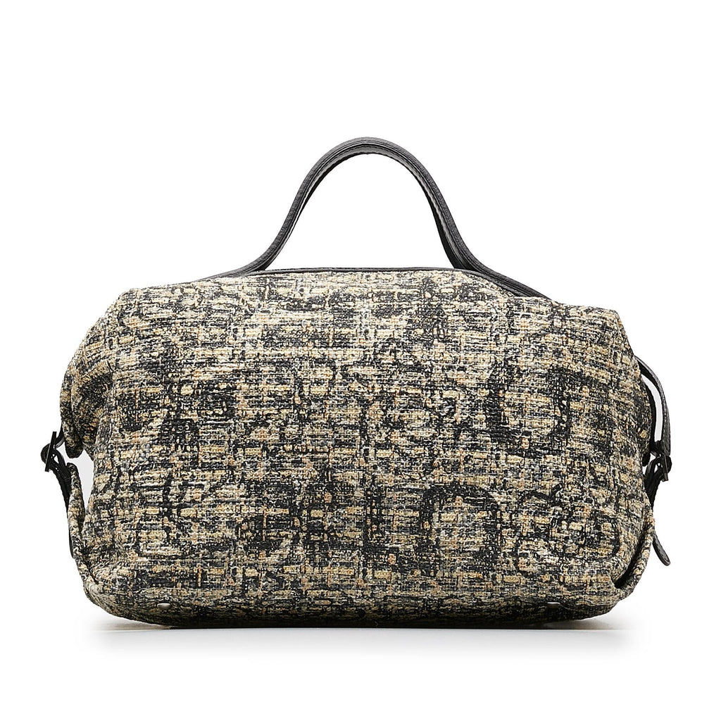 Chanel Tweed Clover Handbag (SHG-JHfvlH)