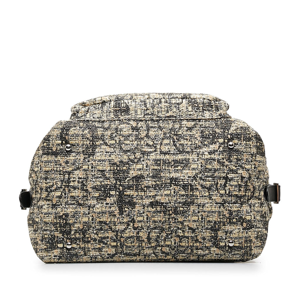 Chanel Tweed Clover Handbag (SHG-JHfvlH)