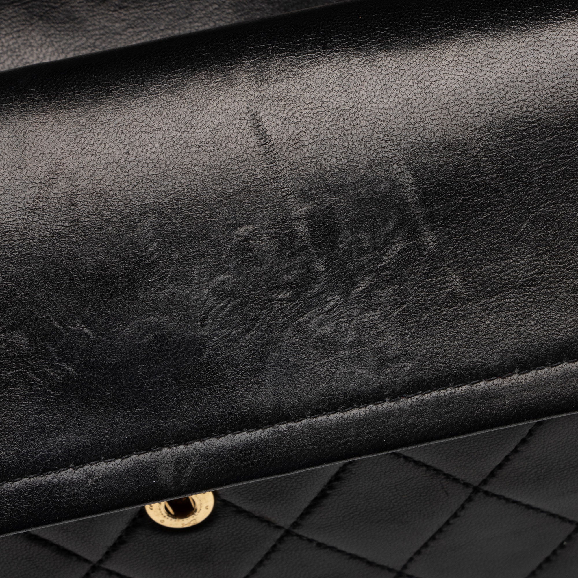 Chanel Vintage Lambskin Classic Medium Double Flap Bag (SHF-G4E2GG)