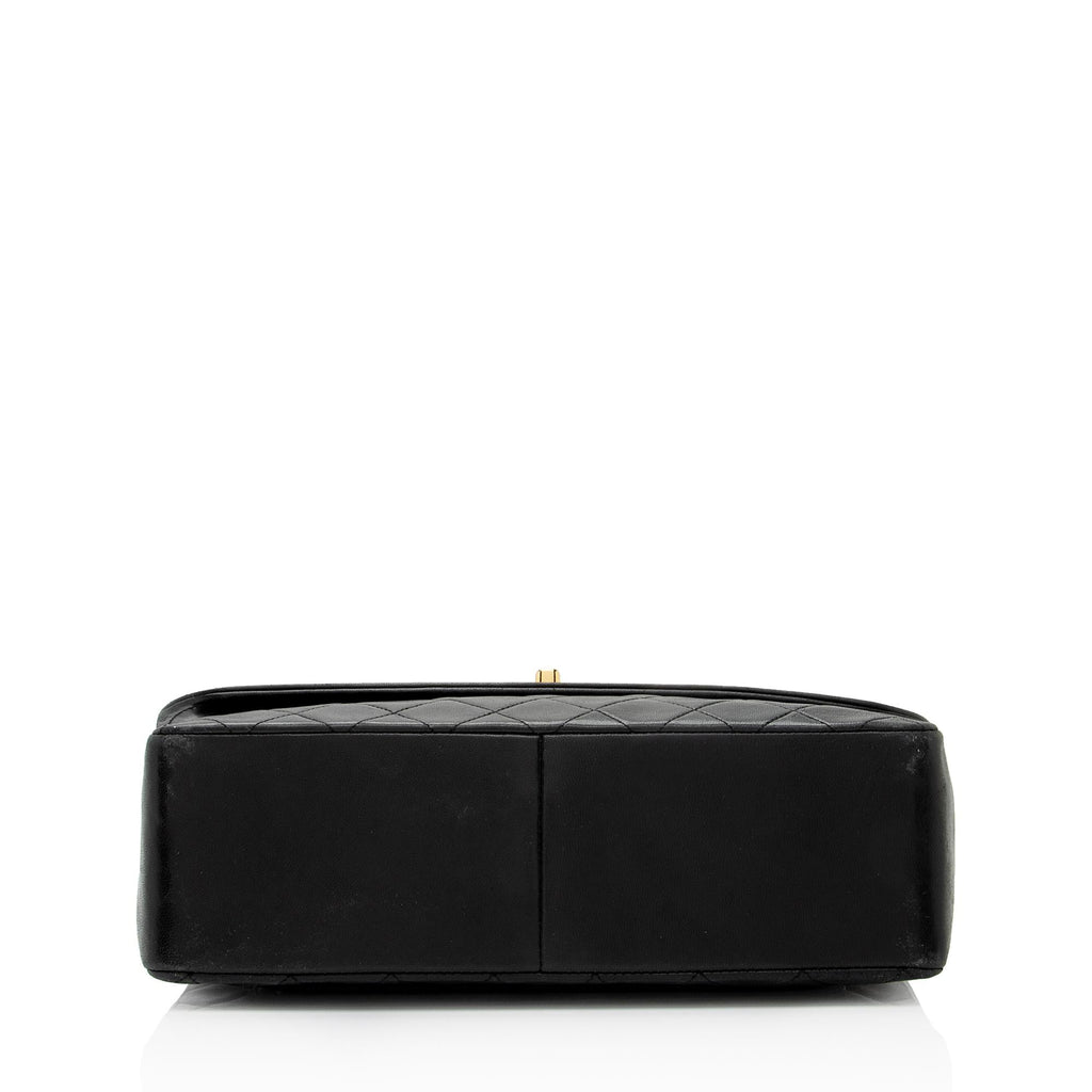 Chanel Vintage Lambskin Medium Single Flap Bag (SHF-jQAZoL)