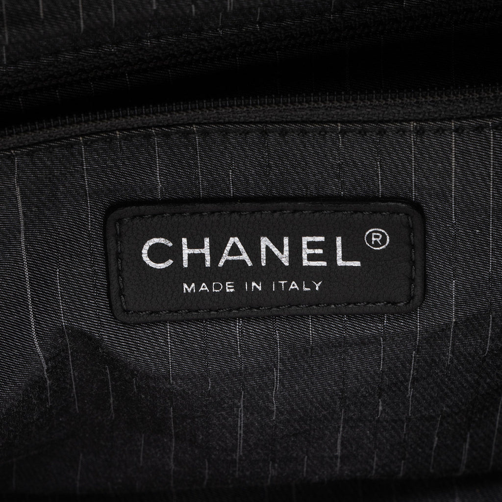 Chanel Washed Grained Calfskin CC Cup Satchel (SHF-NgmyTU)