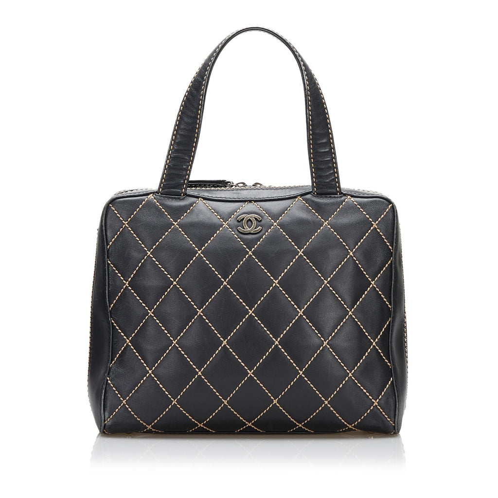 Chanel Wild Stitch Leather Handbag (SHG-FqQKaO)