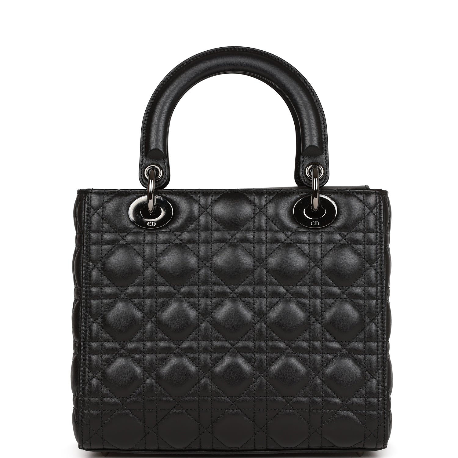 Christian Dior MeDior Tote Black Lambskin Ruthenium Hardware