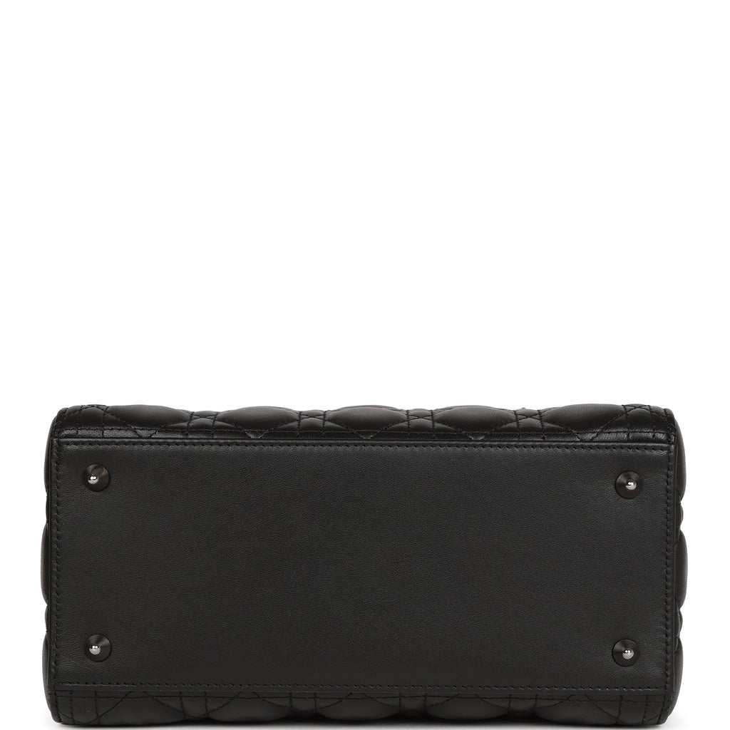 Christian Dior MeDior Tote Black Lambskin Ruthenium Hardware