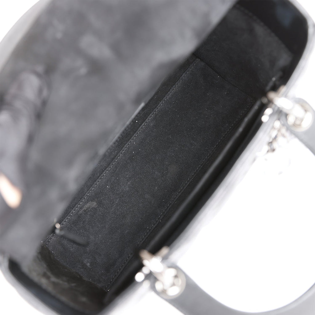 Christian Dior MeDior Tote Black Lambskin Ruthenium Hardware