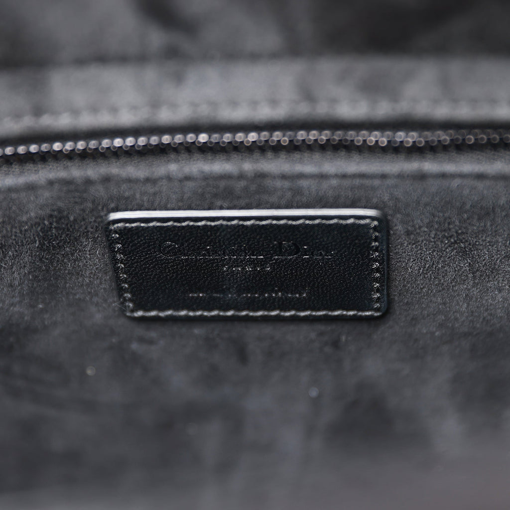 Christian Dior MeDior Tote Black Lambskin Ruthenium Hardware