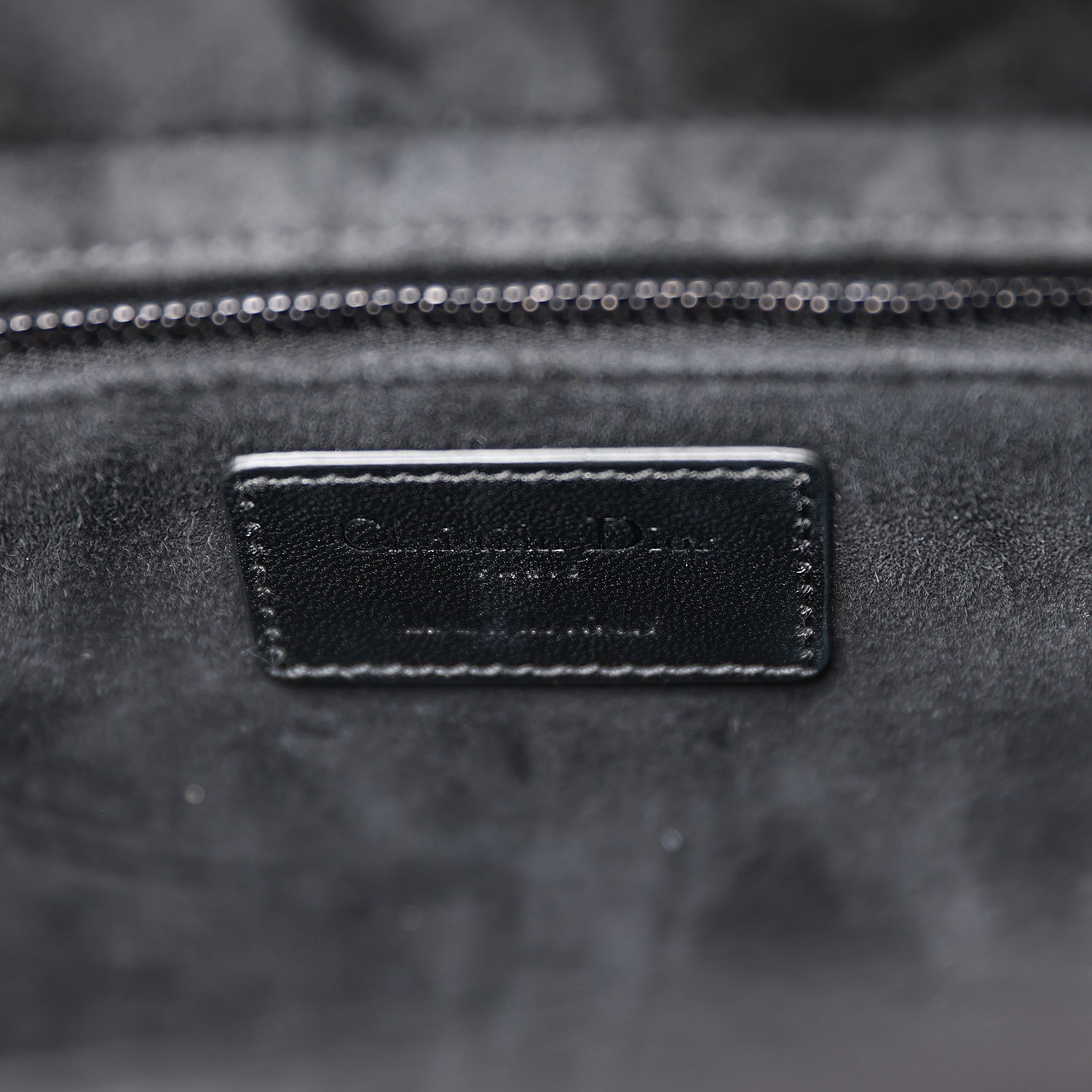 Christian Dior MeDior Tote Black Lambskin Ruthenium Hardware