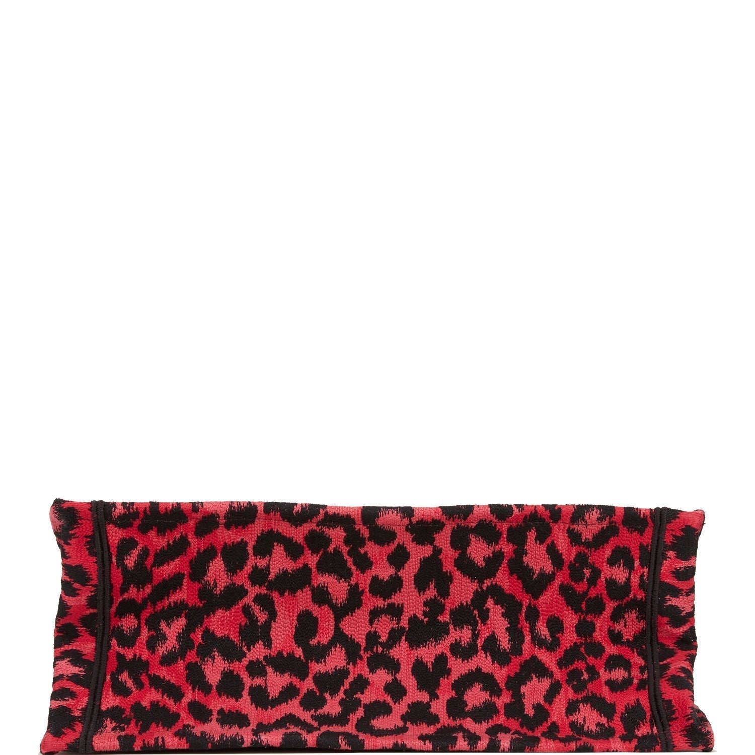 Christian Dior Book Tote Fuchsia Leopard Canvas