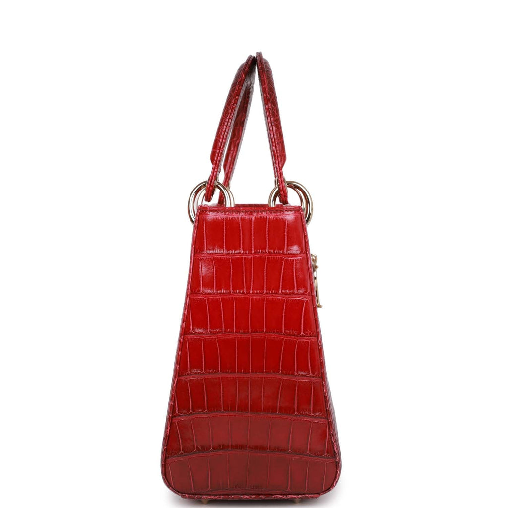 Christian Dior MeDior GraDiored Matte Alligator Light Gold Hardware