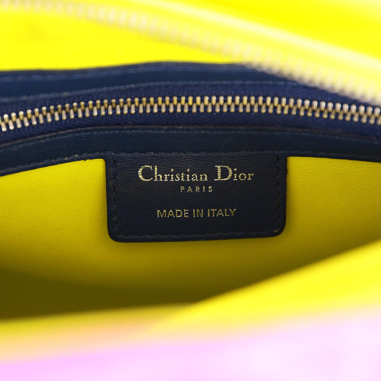 Christian Dior MeDior Tricolor Cannage Lambskin Silver Hardware