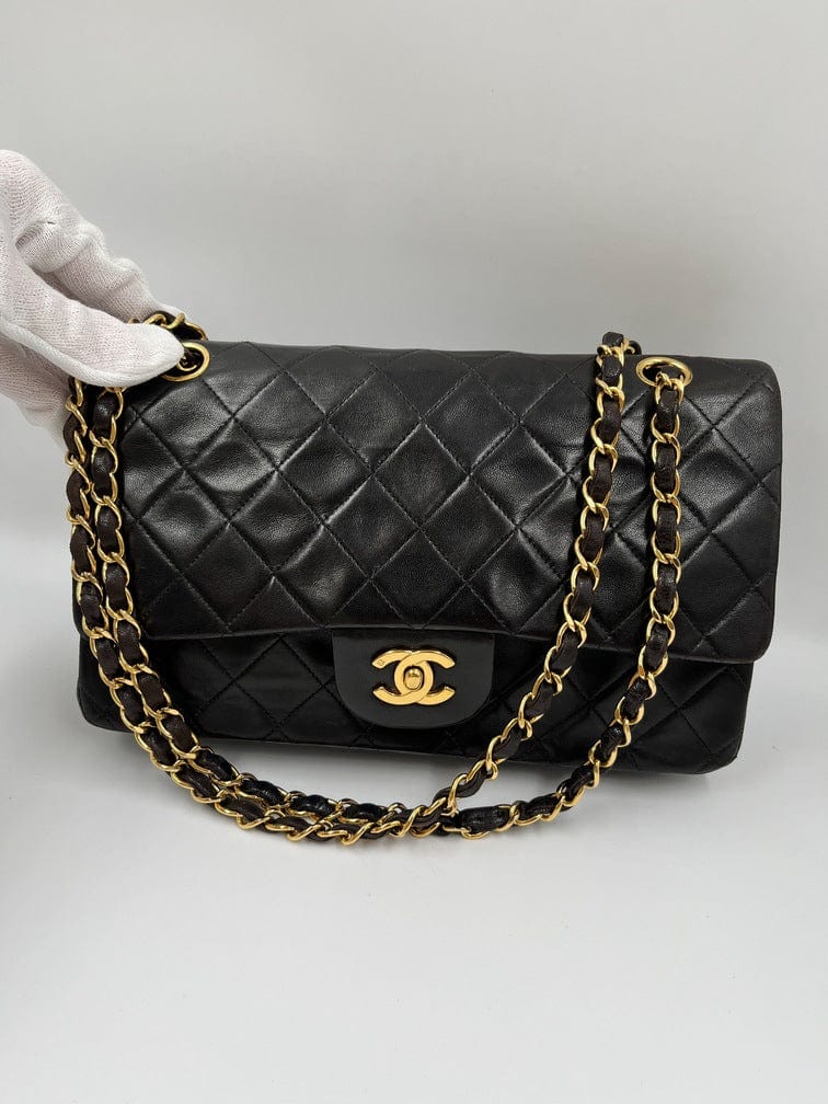 Chanel Classic Double Flap Bag with 24k gold plated hardware