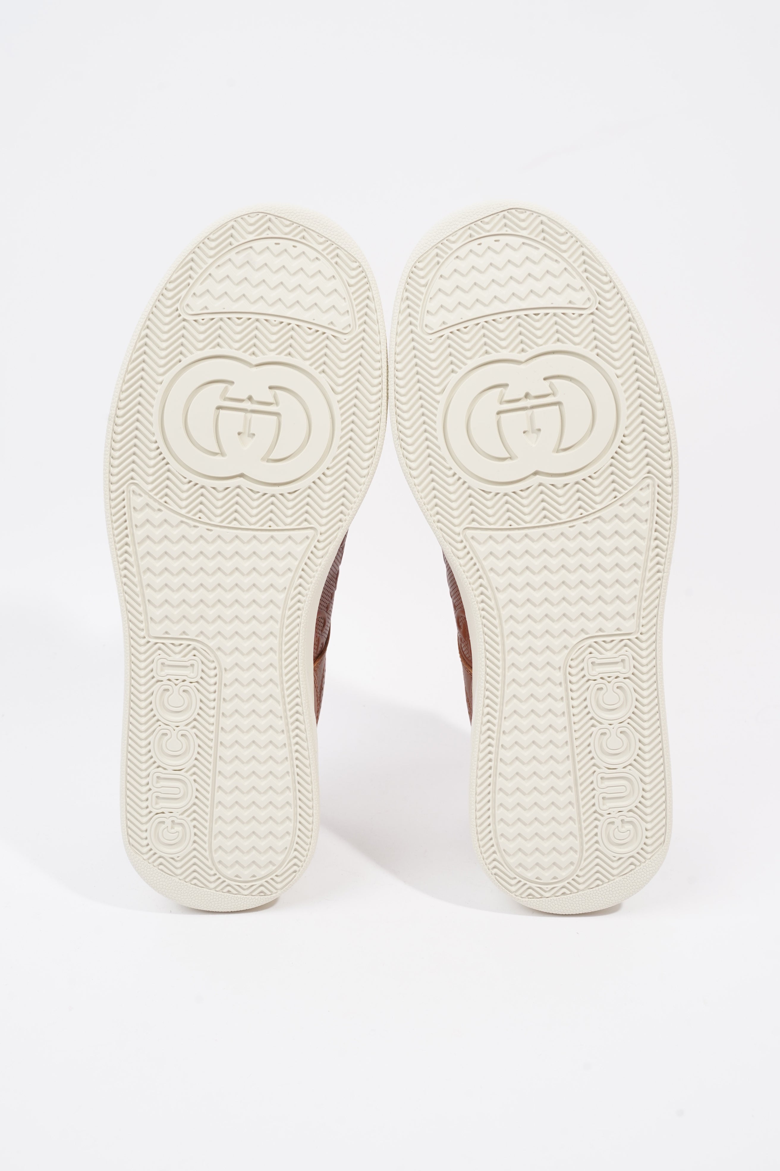 Gucci Chunky B Sneaker Tan Leather EU 42 UK 8