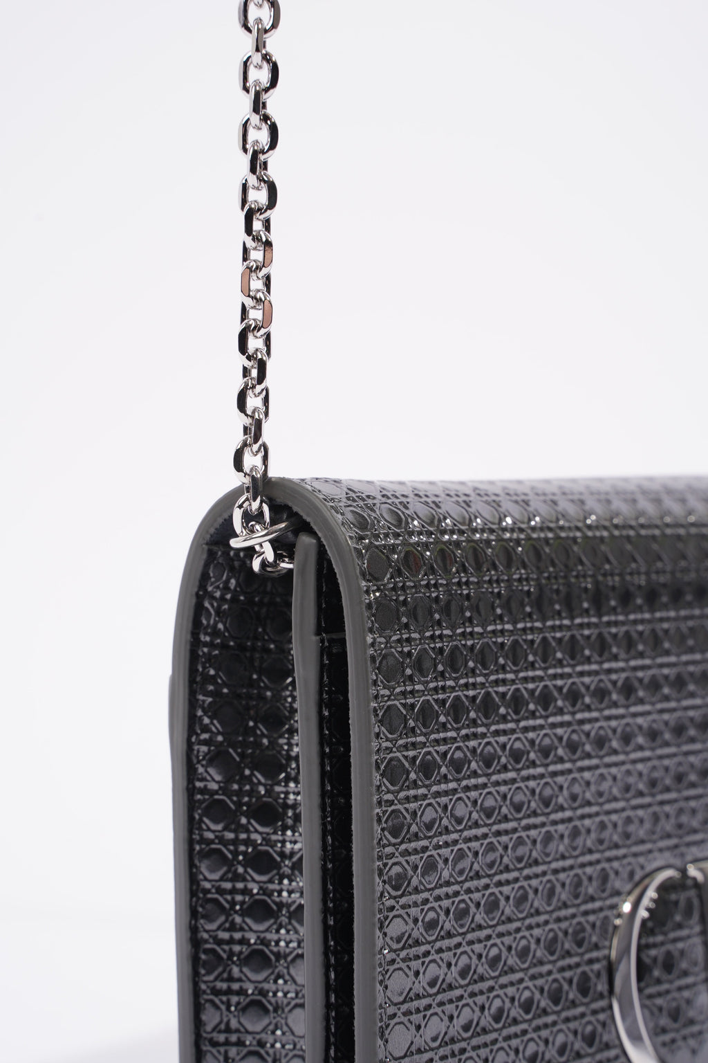 Christian Dior 30 Montaigne Two Way Pouch Black