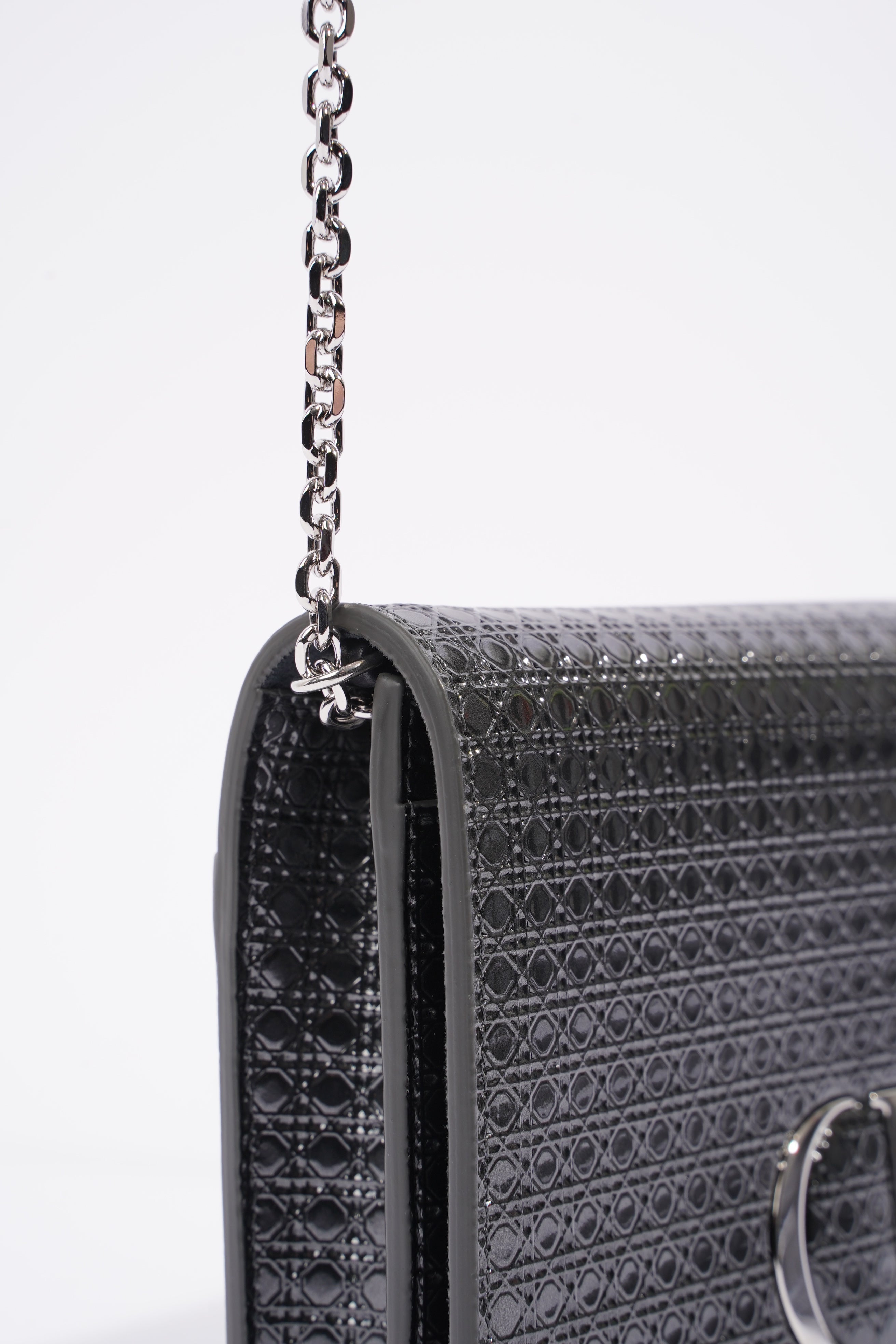 Christian Dior 30 Montaigne Two Way Pouch Black