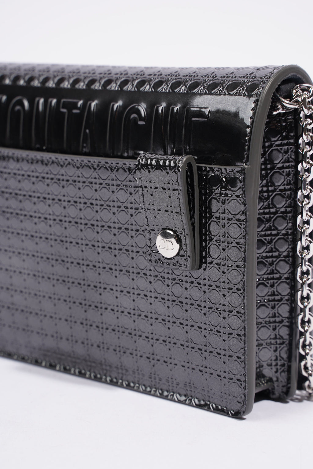 Christian Dior 30 Montaigne Two Way Pouch Black