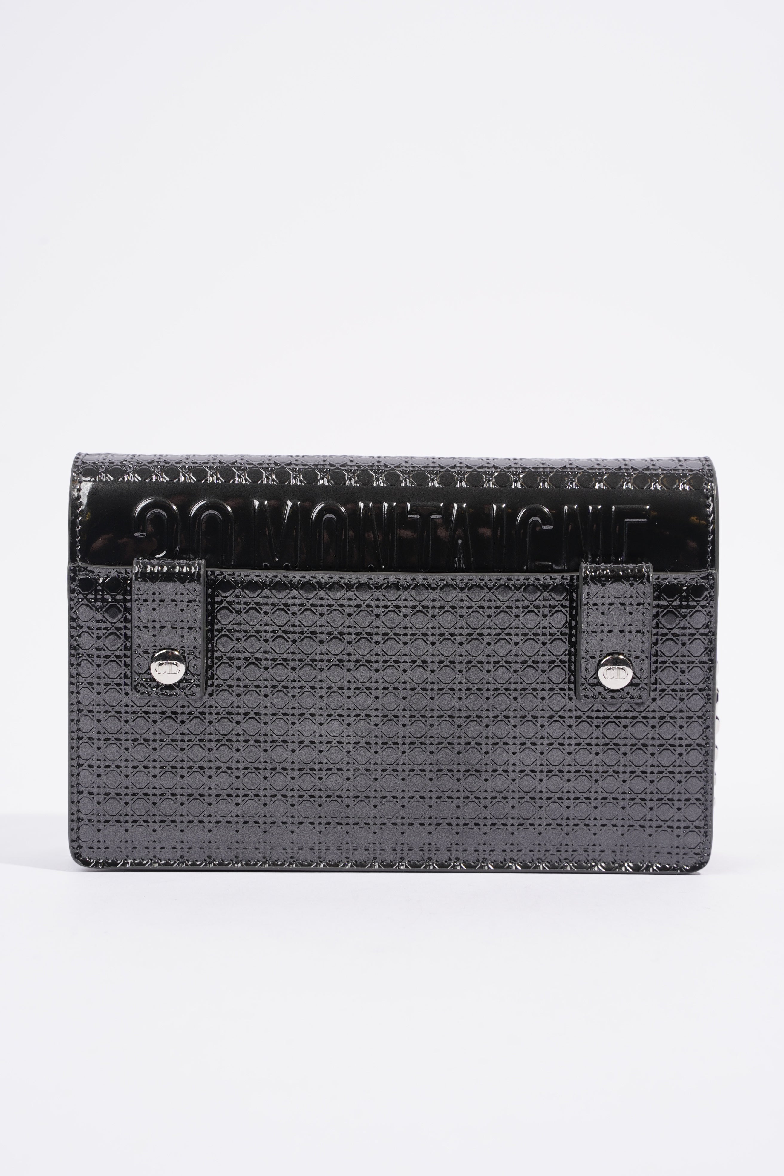 Christian Dior 30 Montaigne Two Way Pouch Black