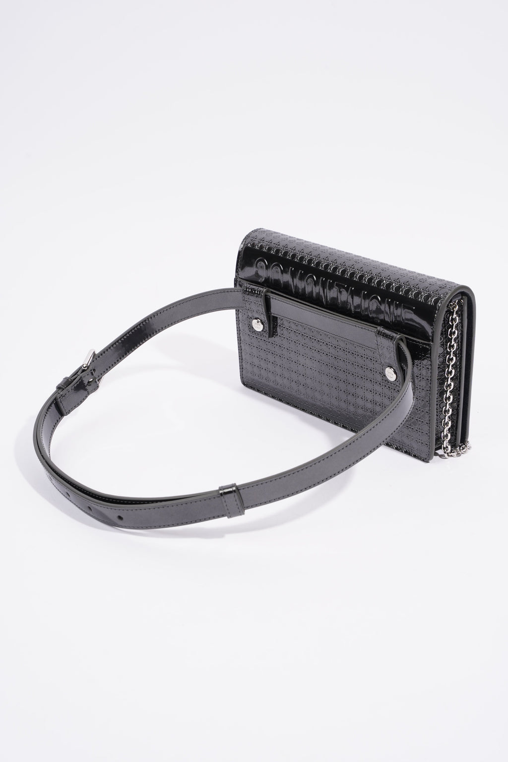 Christian Dior 30 Montaigne Two Way Pouch Black