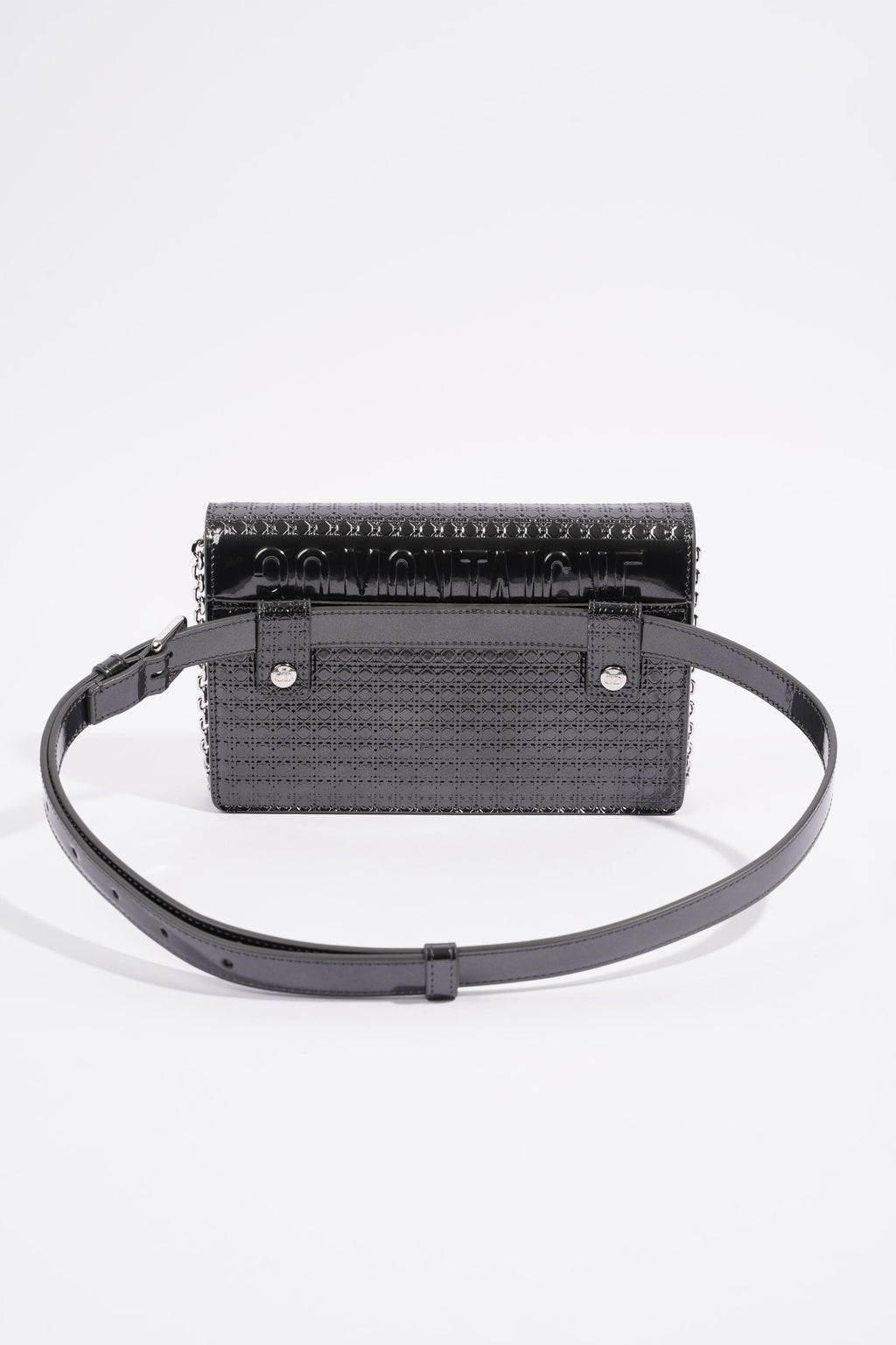 Christian Dior 30 Montaigne Two Way Pouch Black