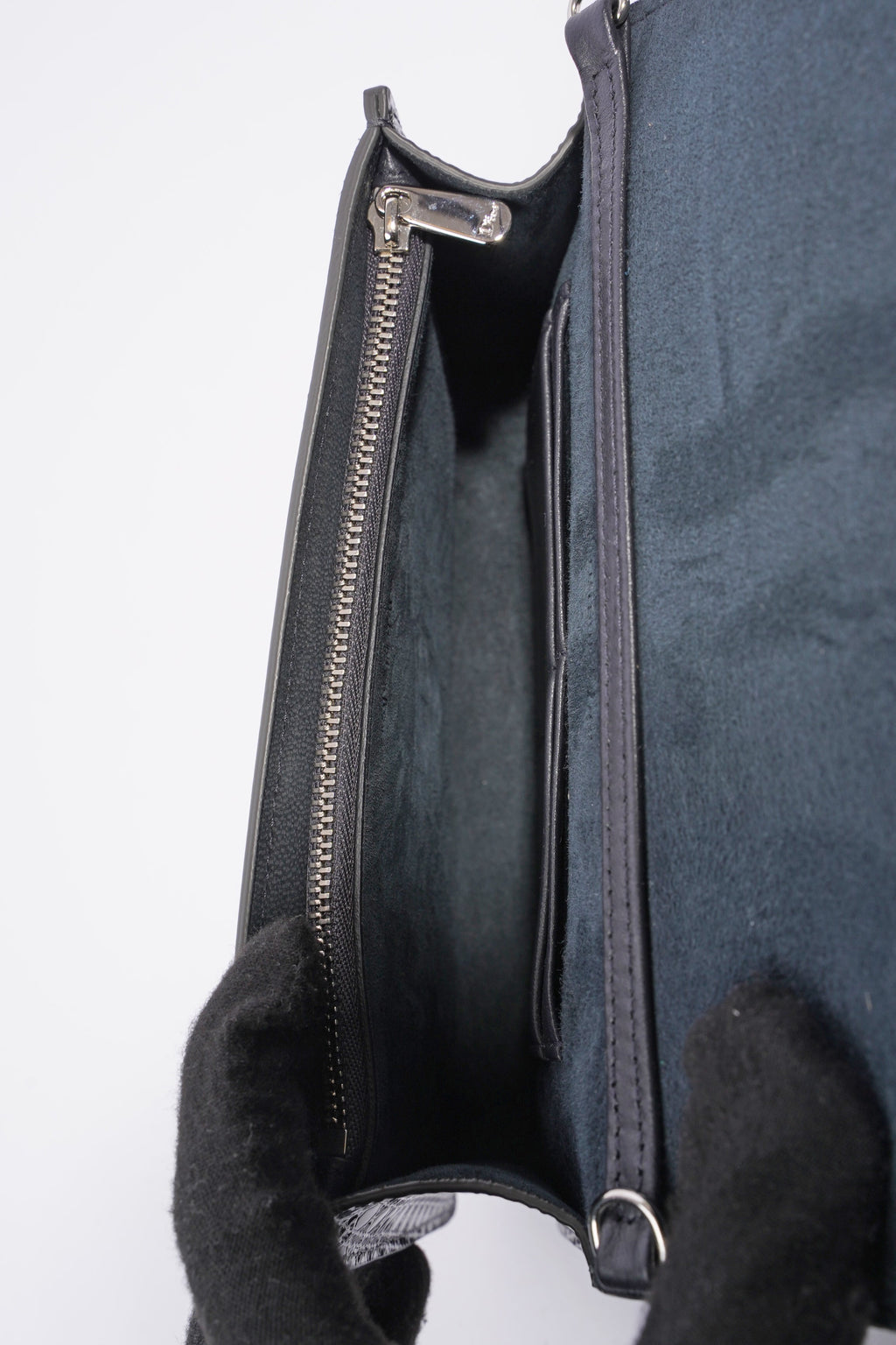 Christian Dior 30 Montaigne Two Way Pouch Black