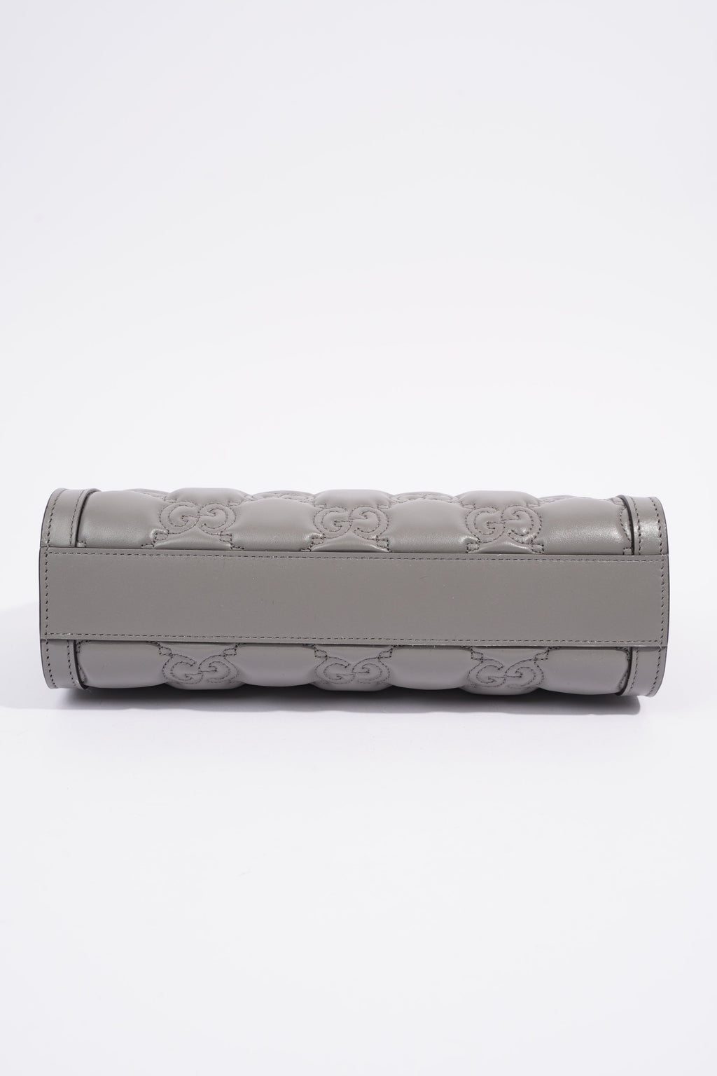 Gucci GG Matelasse Grey Matelasse Leather Small