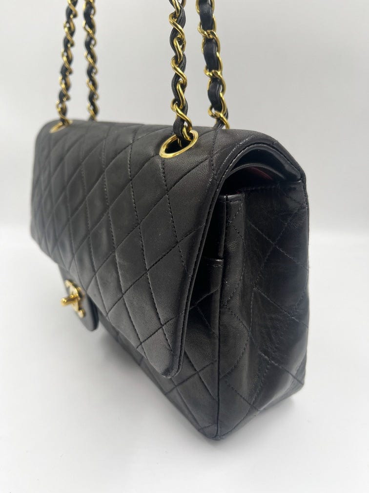 Chanel Classic Double Flap Bag with 24k gold plated hardware
