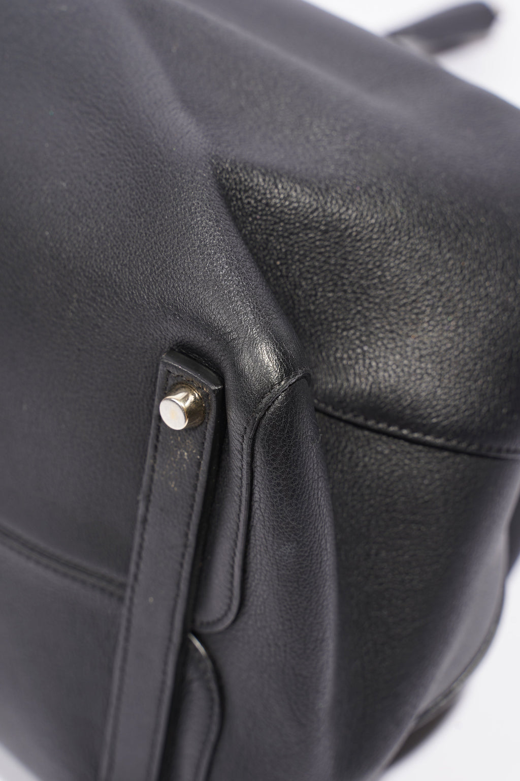 Christian Dior Open Bar Tote Black Leather One SIze