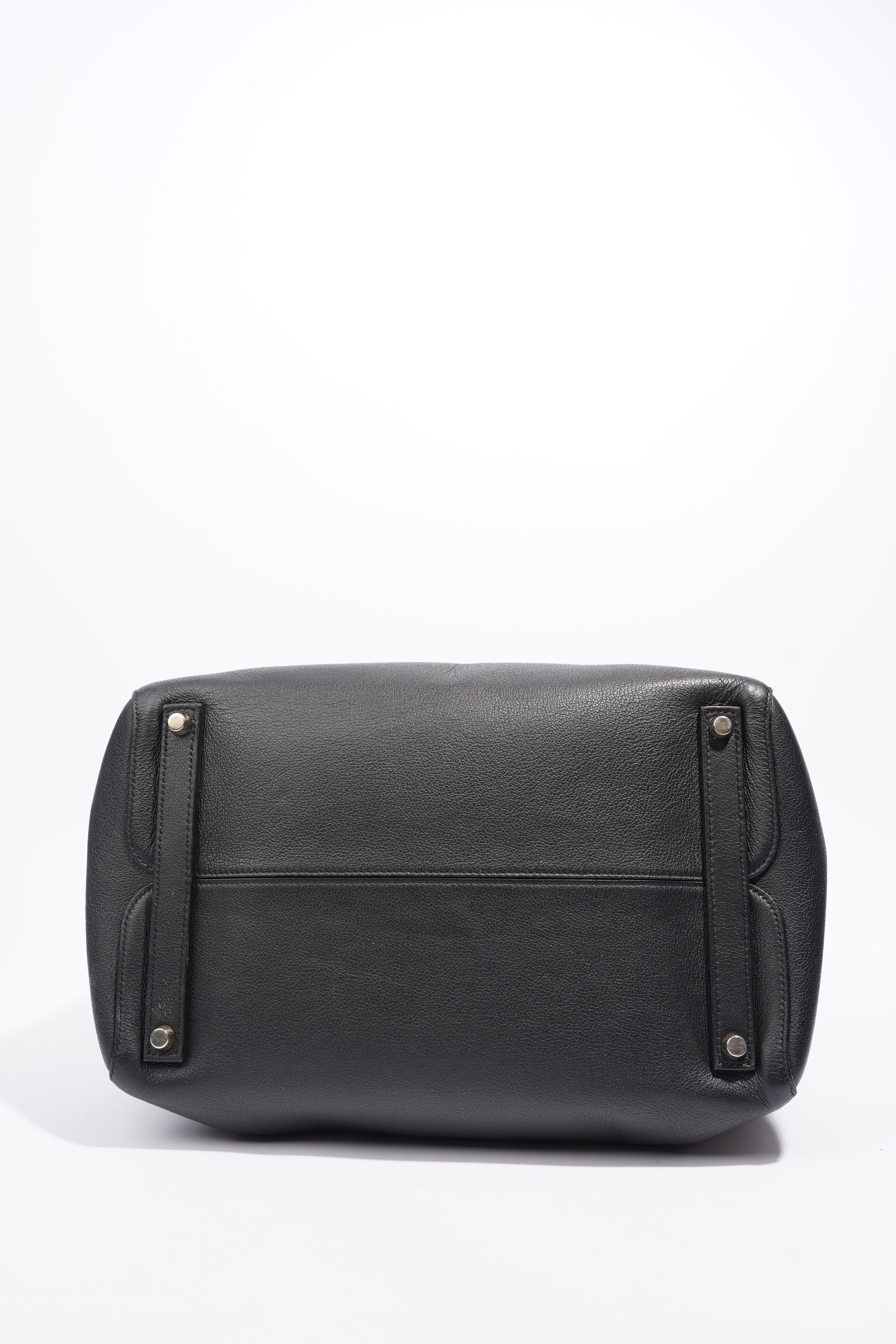 Christian Dior Open Bar Tote Black Leather One SIze