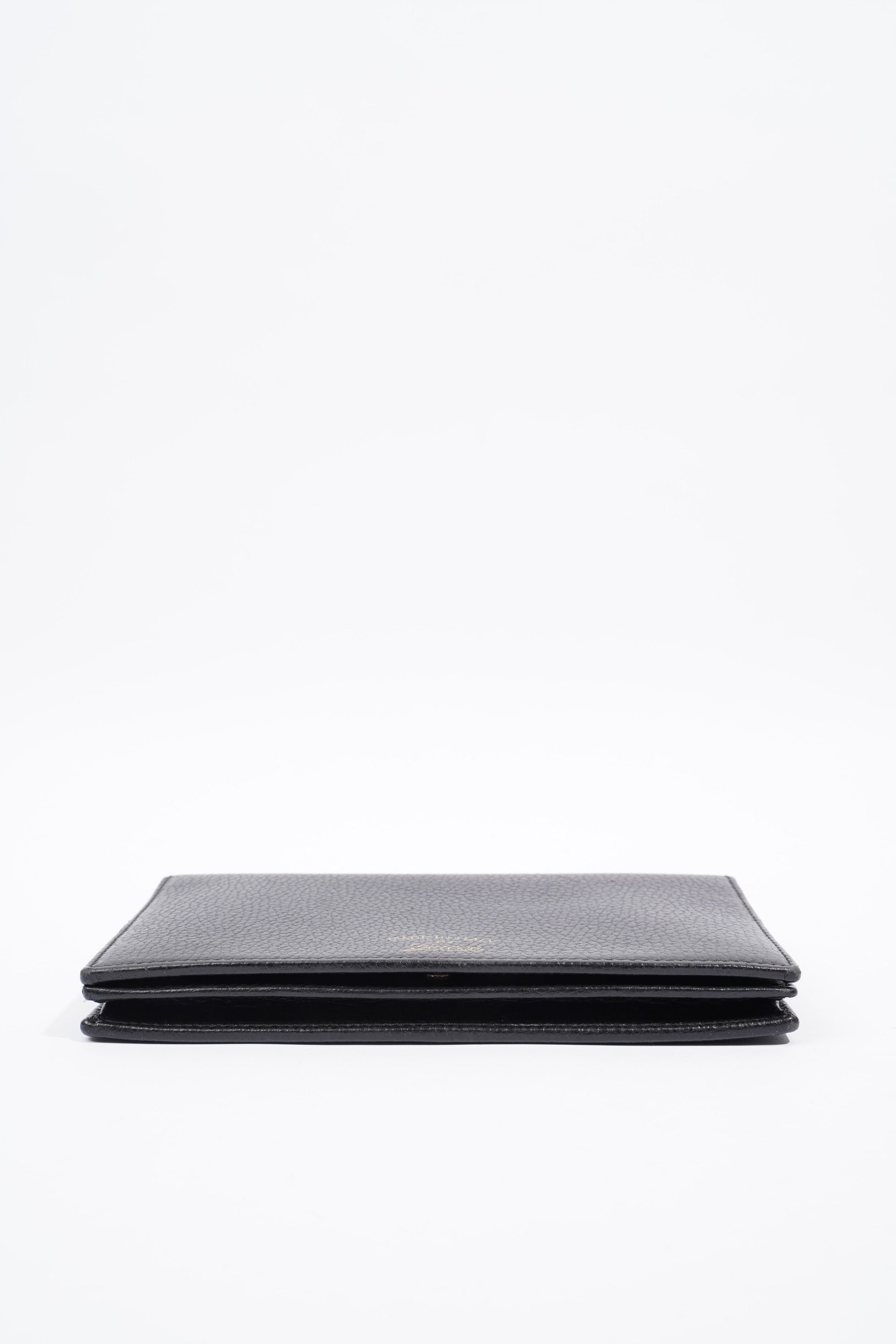 Gucci Swing Leather strap Wallet Black Leather