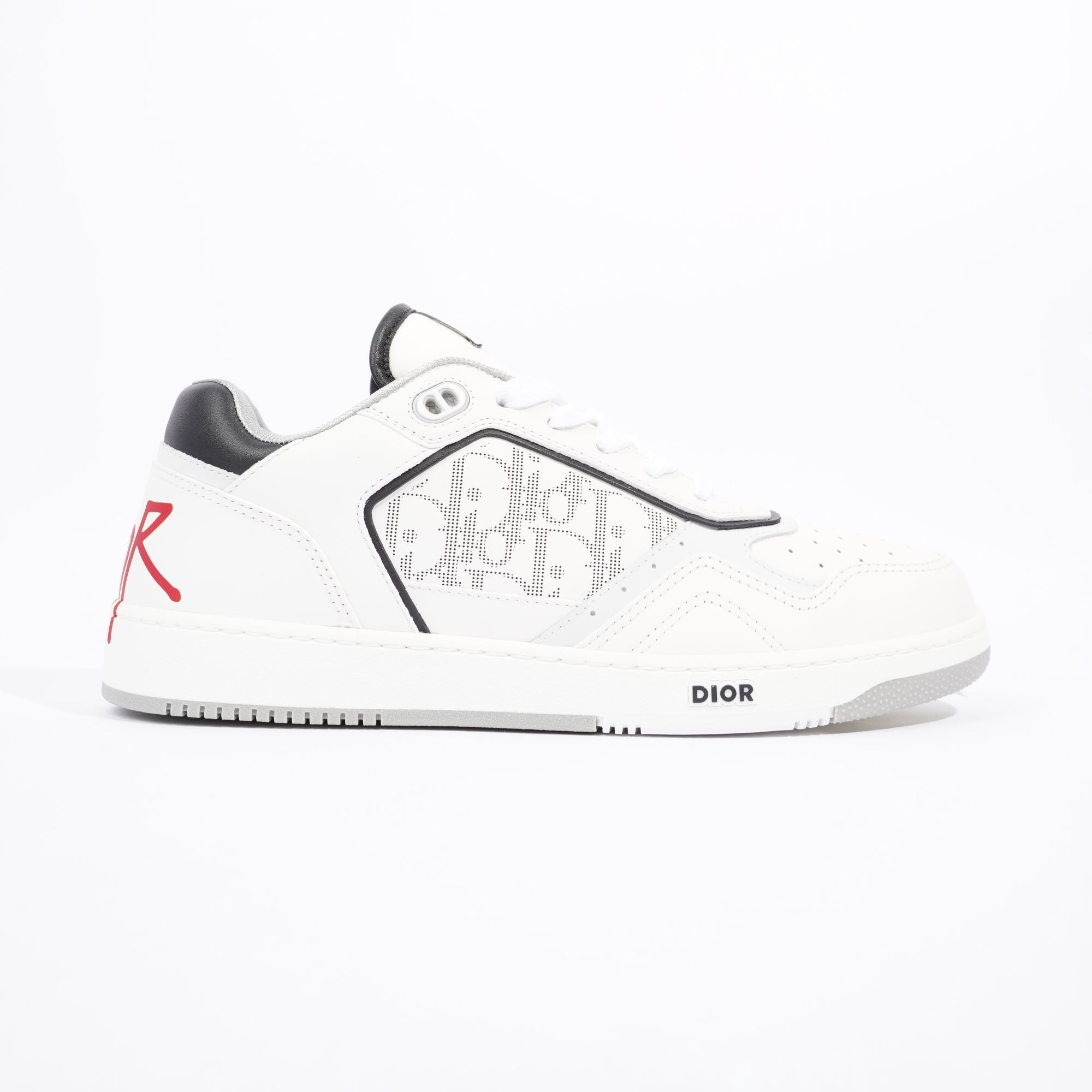 Christian Dior x Stussy Mens B27 Low Top White / Black / Red EU 41.5 / UK 7.5