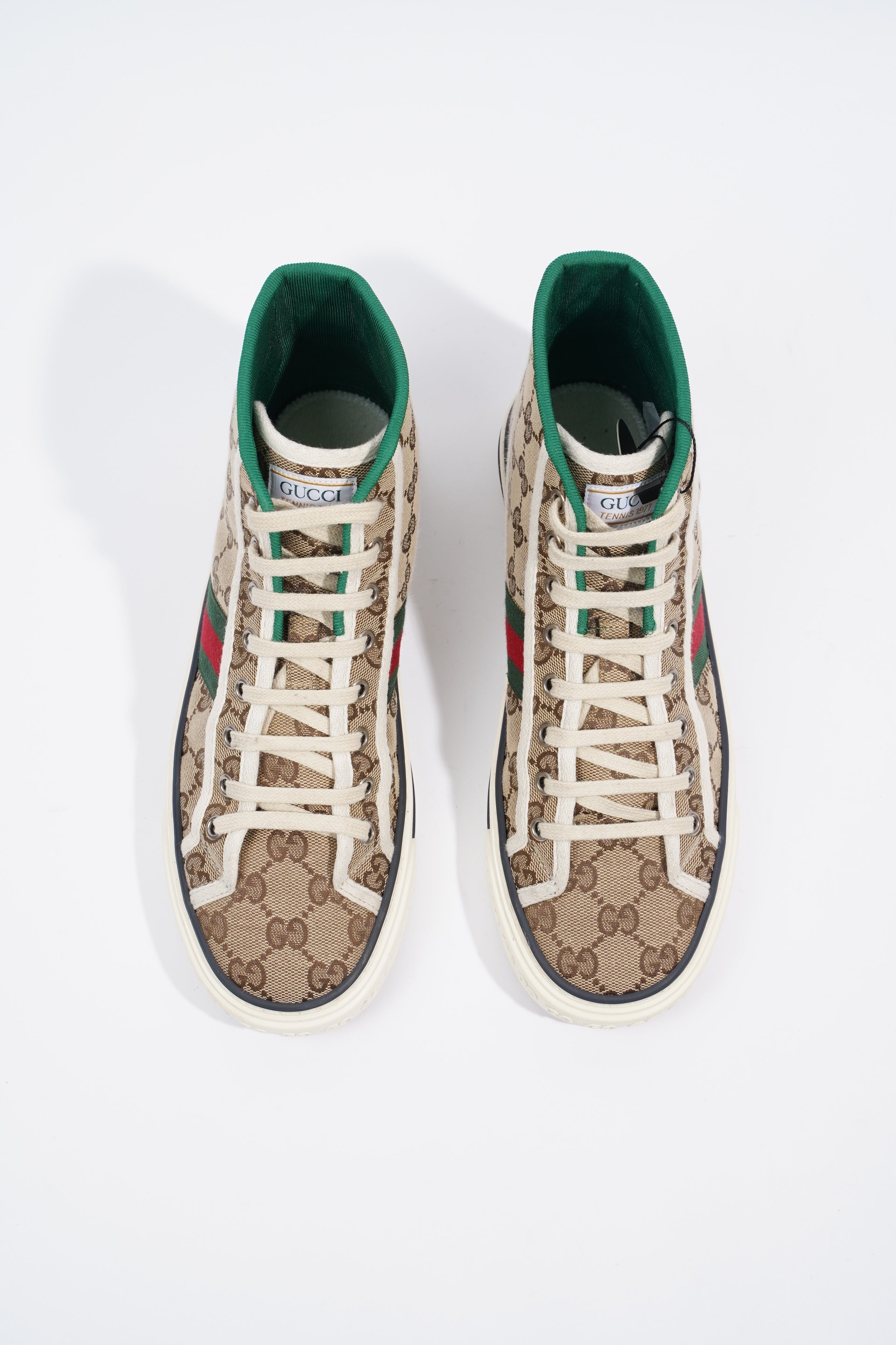 Gucci Tennis 1997 High Top Sneaker Supreme / Red / Green EU 38 / UK 5