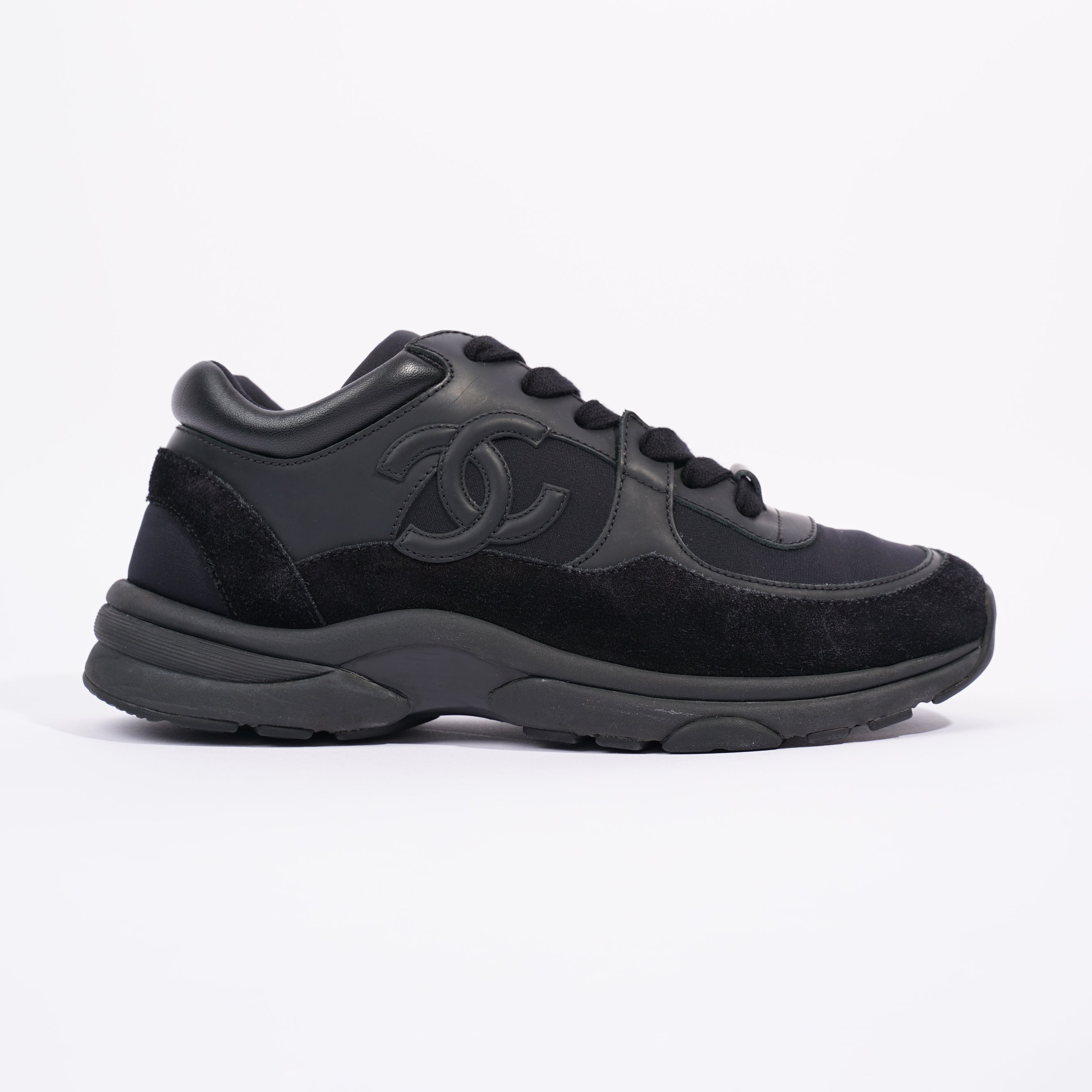 Chanel Womens CC Logo Black EU 37 / UK 4