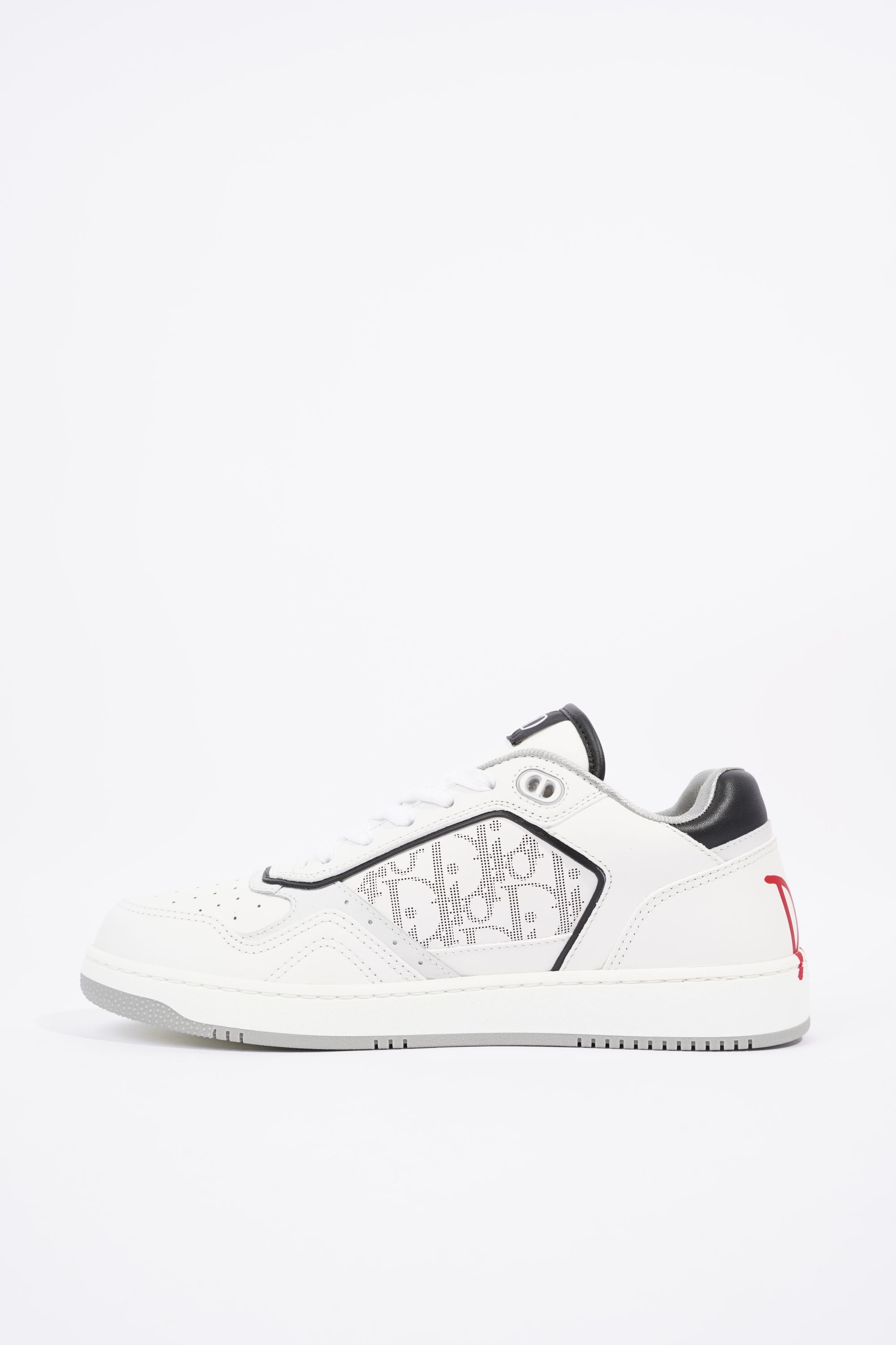 Christian Dior x Stussy Mens B27 Low Top White / Black / Red EU 41.5 / UK 7.5